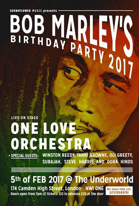 Bob Marley's Birthday Party 2017 w Londynie 