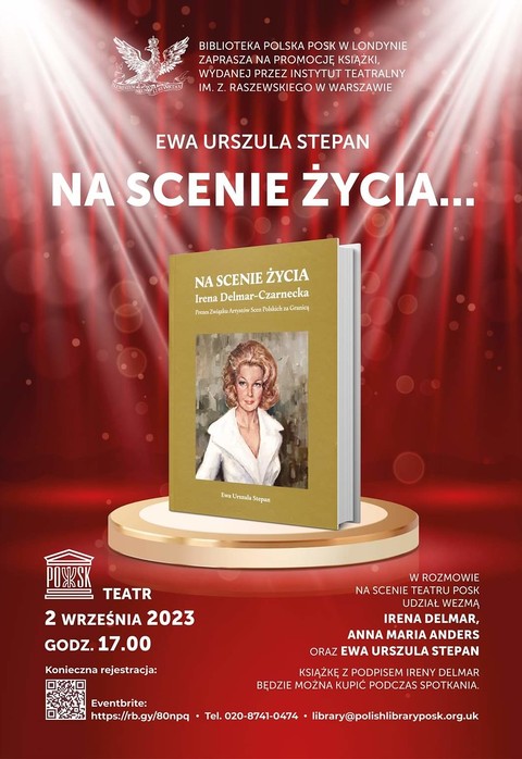 Biblioteka Polska zaprasza: Spotkanie z Ireną Delmar-Czarnecką