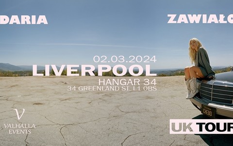 DARIA ZAWIAŁOW w Liverpool!