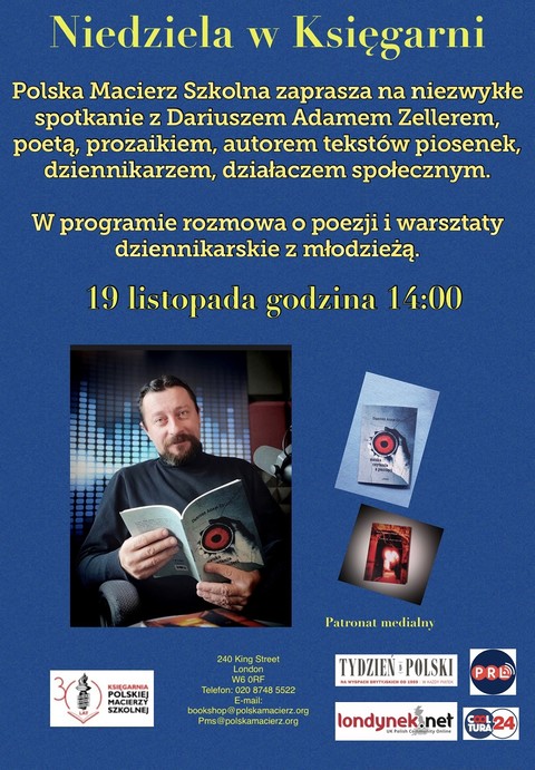 NIEDZIELA w KSIĘGARNI: Dariusz A. Zeller