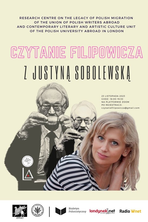 Czytanie Filipowicza z Justyną Sobolewską