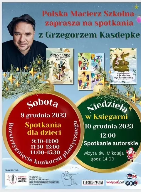 Spotkania z Grzegorzem Kasdepke - autorem literatury dziecięcej