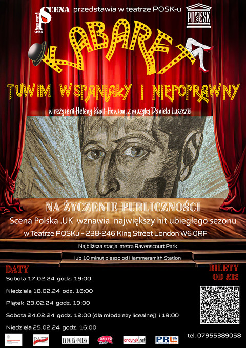 Kabaret: Tuwim Wspaniały i Niepoprawny powraca!
