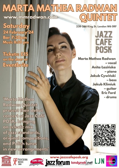 Jazz Café POSK: Marta Mathea Radwan Quintet