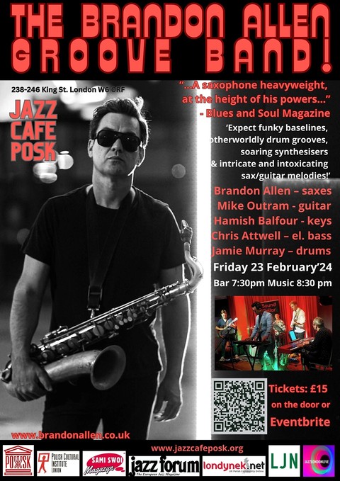 Jazz Café POSK: The Brandon Allen Groove Band