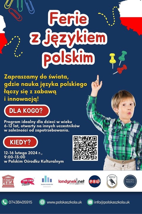 Ferie z językiem polskim w POSK-u!