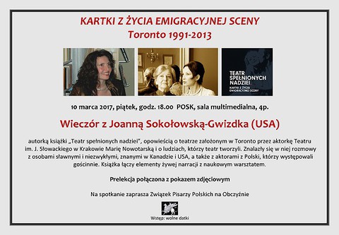 Spotkanie literackie z Joanną Sokołowską-Gwizdka