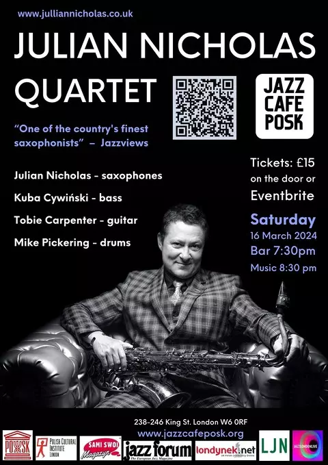 Jazz Cafe zaprasza: Julian Nicholas Quartet