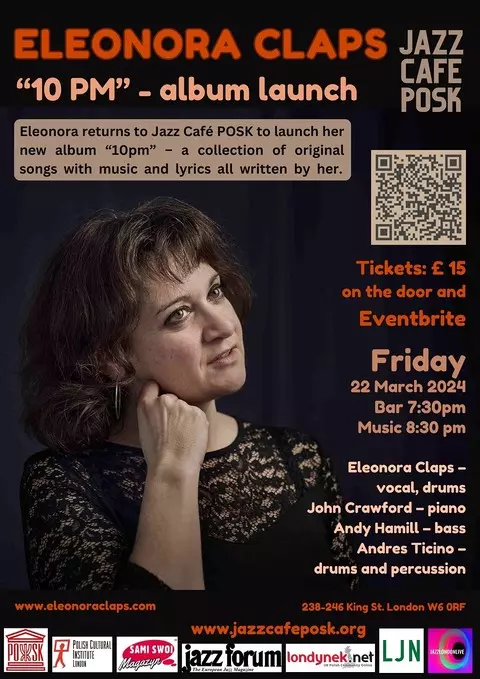 Jazz Café zaprasza: Eleonora Claps "10PM" - album launch
