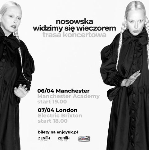 Nosowska w Manchesterze i Londynie!