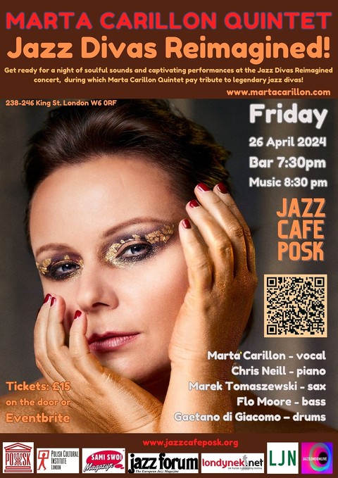 Jazz Café POSK: Marta Carillon Quintet: Jazz Divas Reimagined!