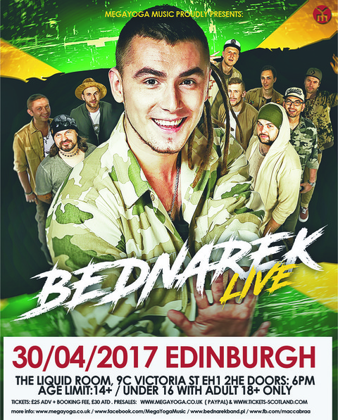 Kamil Bednarek Live z zespołem w Edynburgu!