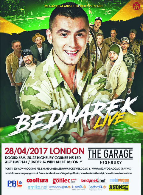Kamil Bednarek Live z zespołem w Londynie!