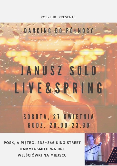 LIVE MUSIC z Januszem Solo w POSKlubie
