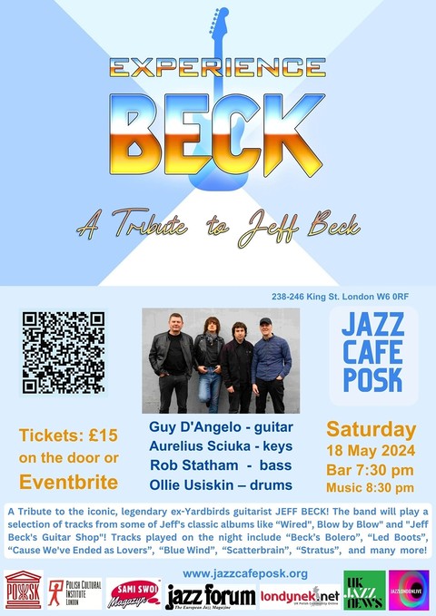 Jazz Café POSK: Experience Beck: A Tribute to Jeff Beck!