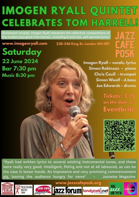 Jazz Café POSK: Imogen Ryall Quintet Celebrates Tom Harrell!