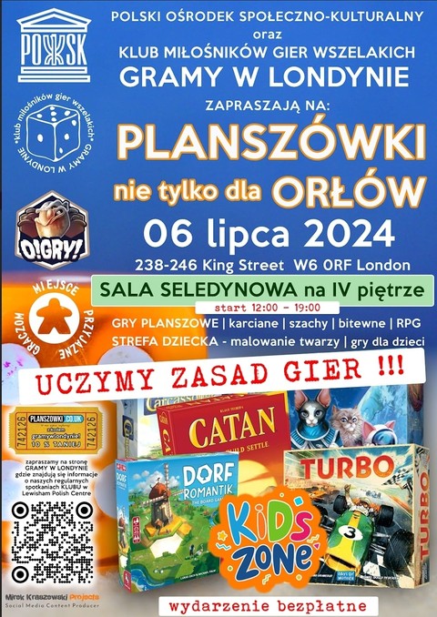 Dzień Gier Planszowych w POSK-u!
