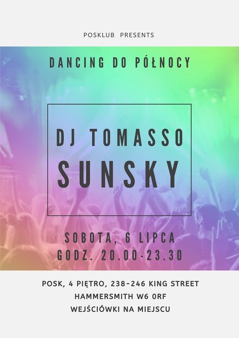 POSKlub zaprasza: Disco z DJ Tomasso 