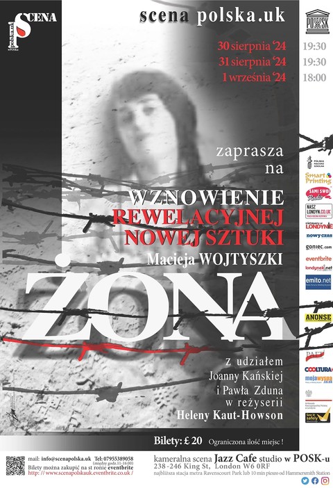 Scena Polska zaprasza do Studia POSK na pełną napięcia sztukę "Żona"