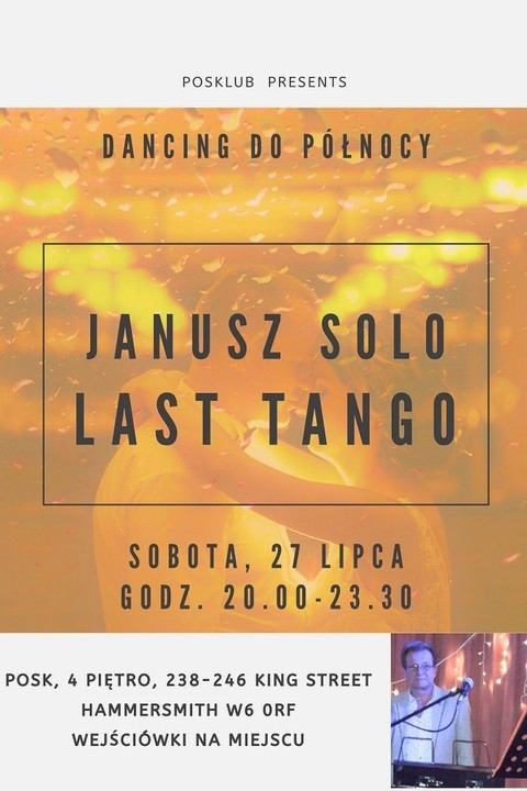 POSKlub zaprasza na disco: Janusz Solo Last Tango