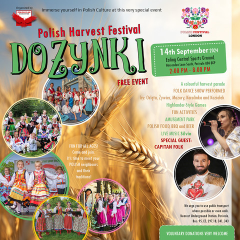 Polish Harvest Festival, czyli Dożynki Londyńskie 2024