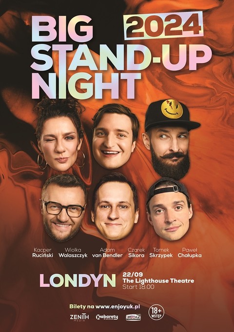 Big Stand-up Night 2024 w Hull, Cambridge i Londynie