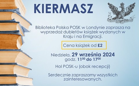 Kiermasz książek w POSKu