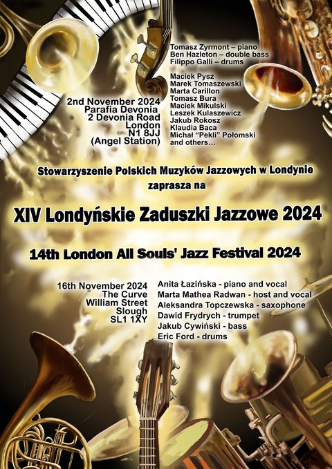 XIV Londyńskie Zaduszki Jazzowe 2024