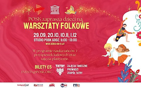 Warsztaty folkowe dla dzieci w POSKu