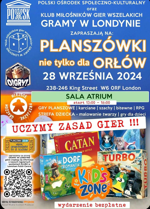 Planszówki nie tylko dla orłów