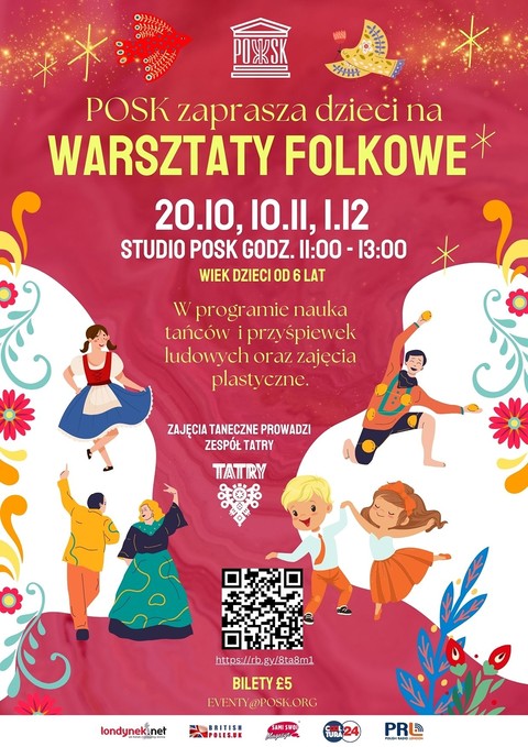 Warsztaty folkowe dla dzieci w POSKu