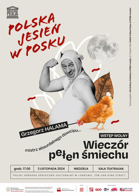 Grzegorz Halama. Wieczór pełen śmiechu w POSKu