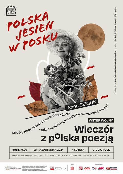 Wieczór z polską poezją: Anna Seniuk w POSKu