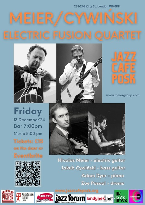 Jazz Café POSK: Meier & Cywiński Electric Fusion Quartet
