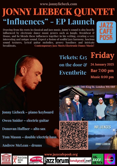 Jazz Café POSK zaprasza: Jonny Liebeck Quintet