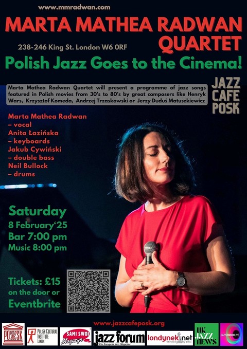 Jazz Café POSK zaprasza: Marta Mathea Radwan Quartet