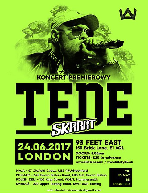 Koncert Tede w Londynie