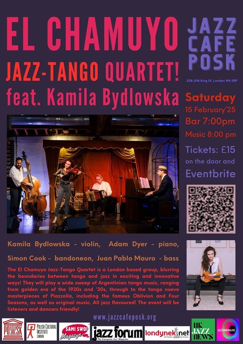 Jazz Café POSK: El Chamuyo Jazz-Tango Quartet feat. Kamila Bydlowska