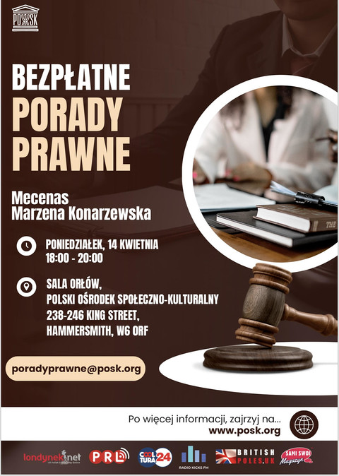 Bezpłatne porady prawne w POSKu