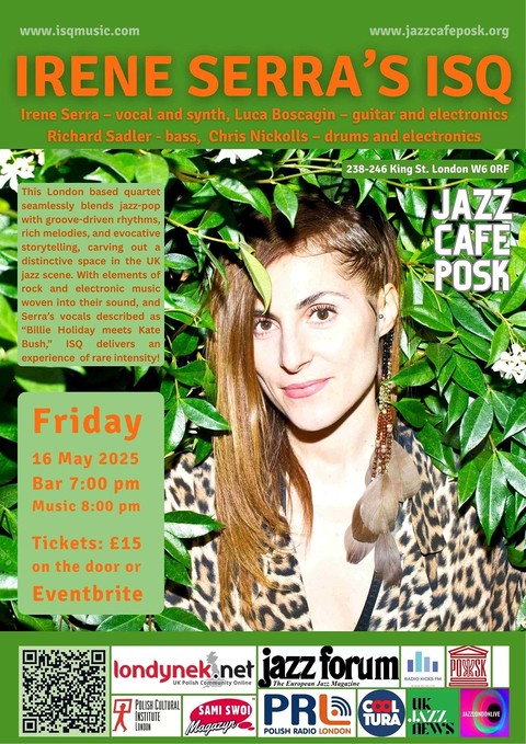 Jazz Café POSK zaprasza: Irene Serra's ISQ!