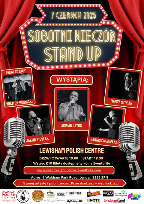Stand-up: Sobotni Wieczór Stand Up w Londynie