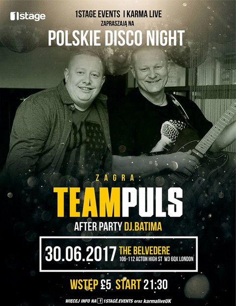 Polskie Disco z Zespołem TeamPuls w Londynie