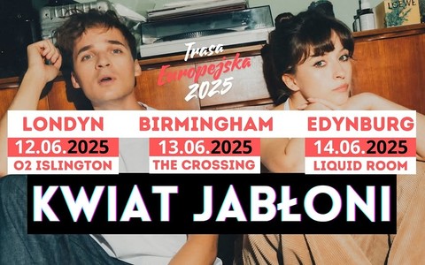 Kwiat Jabłoni w Londynie, Birmingham i Edynburgu