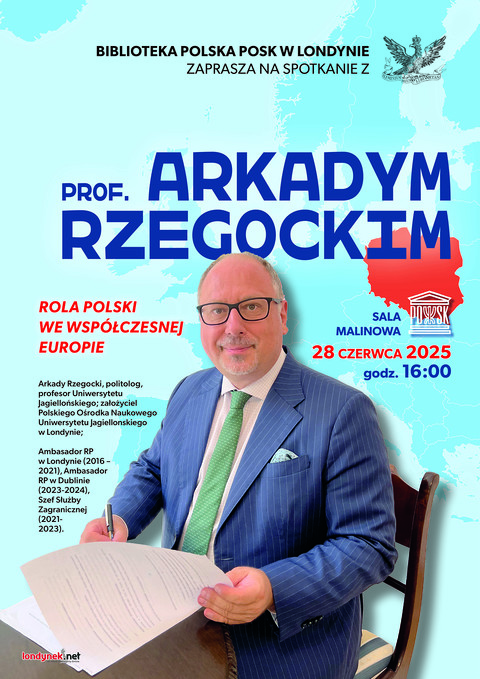 Spotkanie z prof. Arkadym Rzegockim w POSK-u