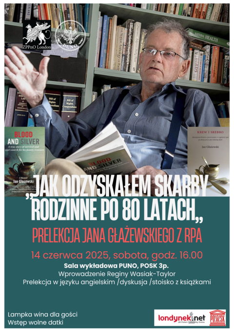 "Blood and Silver" – prelekcja Jana Głażewskiego w POSKu
