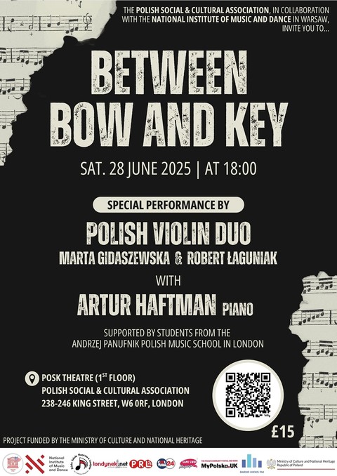 Between Bow and Key - Marta Gidaszewska i Robert Łaguniak w POSKu