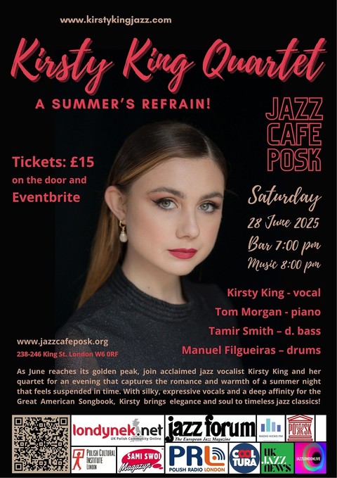 Jazz Café POSK zaprasza: Kirsty King Quartet