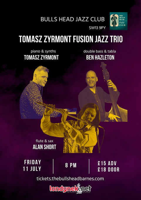 Tomasz Zyrmont Fusion Jazz Trio (London, Barnes)