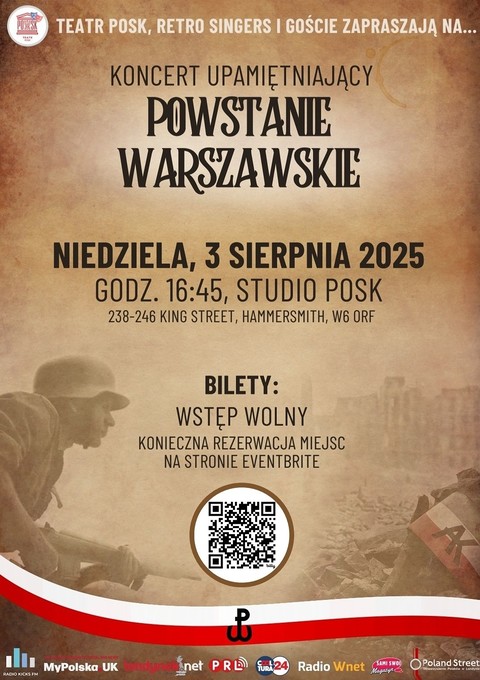 Koncert upamiętniający Powstanie Warszawskie w POSKu