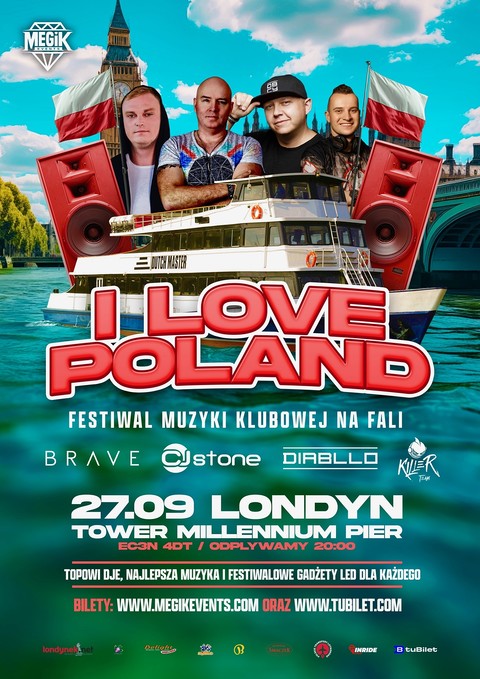 I Love Poland – festiwal muzyki klubowej na statku